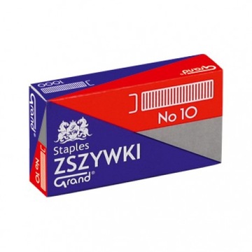 Zszywki Grand No 10, 1000 szt.
