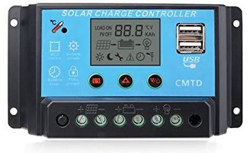 Хороший аккумулятор ЗАРЯДКА РЕГУЛЯТОРА 10А СОЛНЕЧНАЯ 12В 24В USB ШИМ ПАНЕЛЬ