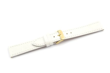 PASEK DO ZEGARKA TOSCANA CROCO 22mm BIAŁY