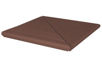 Komplet narożny wenecki gładki brąz 33-x330x14