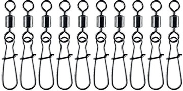 KRĘTLIK Z AGRAFKĄ 10szt nr 22 WYTRZYMAŁY 6kg JAXON