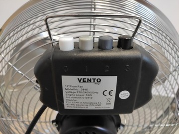 WENTYLATOR CYRKULATOR 40 CM 75W CHROMOWANY