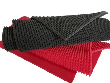 АКУСТИЧЕСКИЕ ПАНЕЛИ ПИРАМИДНЫЕ КОВРИКИ 200х100х3СМ