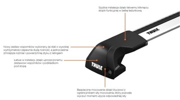 KUFR THULE WINGBAR EDGE JAGUAR XF SPORTBRAKE