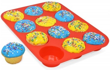 FORMA FORMY DO PIECZENIA Babeczek muffinek B1146 - Antyprzywieralna, 12