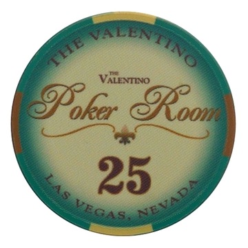 SUN-FLY Żeton Valentino Poker Ceramika Nominał 25