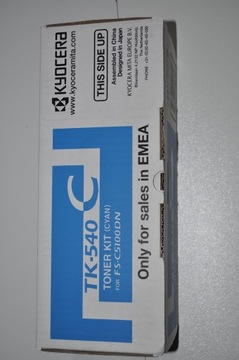 NOWY ORYGINALNY TONER KYOCERA TK-540C