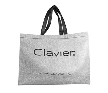 Серебряная сумка Clavier для косметических аксессуаров