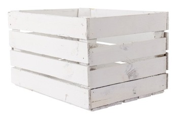 БЕЛАЯ ДЕРЕВЯННАЯ КОРОБКА, беленые винтажные коробки