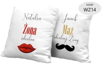 НАБОР ИЗ 2 ПОДУШЕК ДЛЯ ПАР В ПОДАРОК ​​НА ДЕНЬ ВАЛЕНТИНА