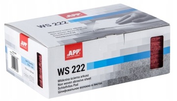 ТКАНЬ АБРАЗИВНАЯ НЕТКАНАЯ ЛИСТ КРАСНАЯ 150х230ММ APP