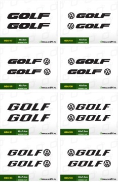 2 наклейки VW GOLF PASSAT VR6 R32 Наклейка GTI