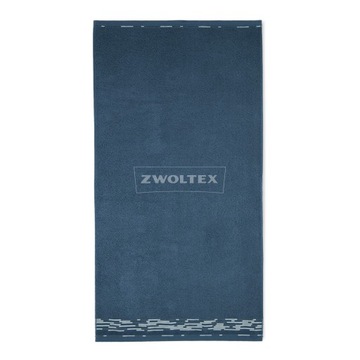 Ręcznik Zwoltex GRAFIK 30x50 indygo, gruby