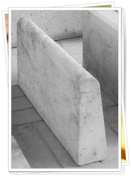 Бетонный бордюр в форме куба EDGE 50CM 82/2