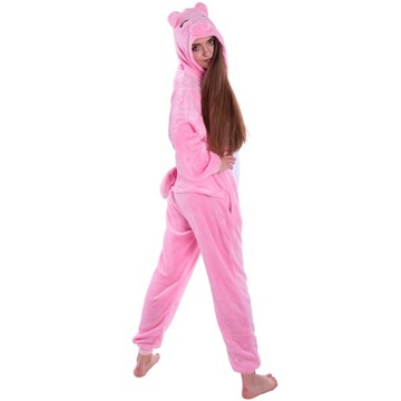 PROSIACZEK PIŻAMA Jednoczęściowa Świnka Kigurumi Onesie Przebranie 170