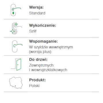 Подвижная ручка AXA Strong 92 INOX F6