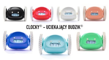 Бегущий будильник Clocky черный - эффективность 100%