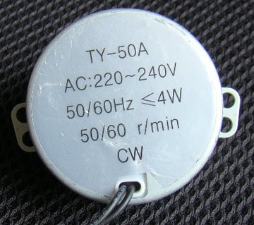 ДВИГАТЕЛЬ 230 В, 50 об/мин, НИЗКОСКОРОСТНОЙ ДВИГАТЕЛЬ, 4 Вт