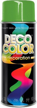 DECO COLOR FARBA LAKIER RAL 6018 SPRAY 400ml