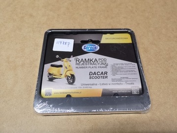 Рамка номерного знака МОТОЦИКЛ, хром.