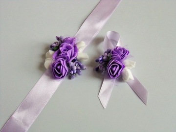 KM 15 F * Kotylion + przypinka * ślub, studniówka