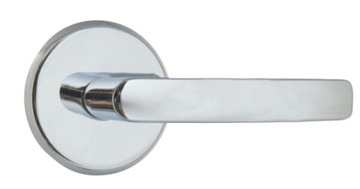 KLAMKA DRZWIOWA LOB Z OKRĄGŁĄ TARCZĄ MK02 CHROM