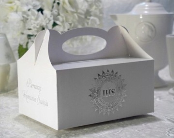 КОРОБКА ДЛЯ ПРИЧАСТНОГО ТОРТА IHS SILVER BOXES