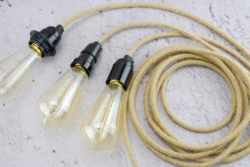 кабель в натуральной оплетке JUTA Spider LOFT