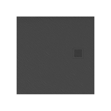 BRODZIK KONGLOMERATOWY POSADZKOWY CZARNY 90X90