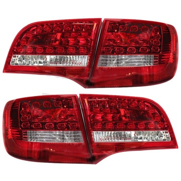 AUDI A6 C6 LAMPY TYŁ KOMBI VALEO LED KOMPLET LIFT