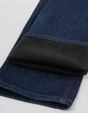 Spodnie Ocieplane Polarem Męskie Jeans B222 110 cm