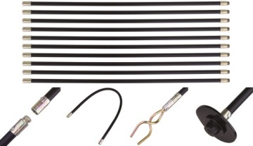 PRĘTY DO UDRAŻNIANA RUR KANALIZACJI ZESTAW 12 ELEM