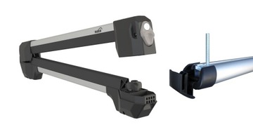 Premium HAKR uchwyt ALU 4 narty snowbord + śruby T