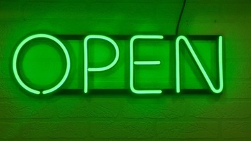 Неоновая светодиодная надпись OPEN - ПРОИЗВОДИТЕЛЬ украшения вывески