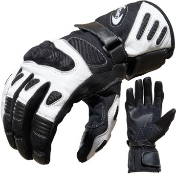 RĘKAWICE MOTOCYKLOWE skóra sport PROANTI LS r S