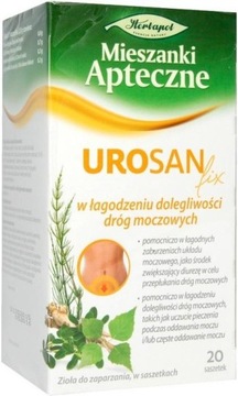 UROSAN Herbatka Fix lek moczopędny zioła 20 sasz.
