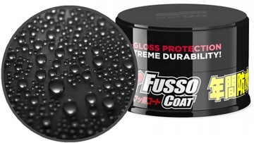 SOFT99 FUSSO ЧЕРНЫЙ ТЕМНЫЙ 12 МЕСЯЦЕВ ТВЕРДЫЙ ВОСК ДЛЯ АВТОМОБИЛЯ МИКРОФИБРА 200Г