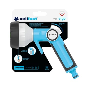 Cellfast 53-340 Zraszacz pistoletowy 4-funkcyjny