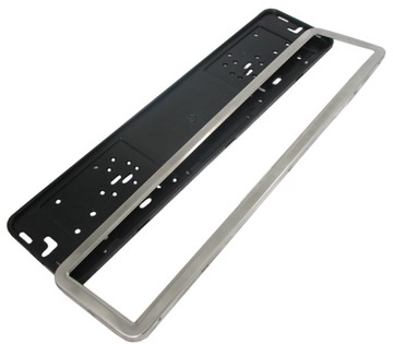 РАМКИ НОМЕРНОГО ЗНАКА ИЗ НЕРЖАВЕЮЩЕЙ СТАЛИ НАБОР РАМОК НОМЕРНОГО ЗНАКА