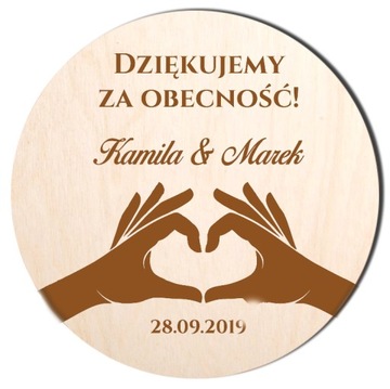MAGNES PODZIĘKOWANIE DLA GOŚCI ŚLUB WESELE