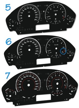 BMW X3 F25 KOTOUČE PŘÍSTROJOVÁ DESKA NÁHRADA Z MPH NA KM/H