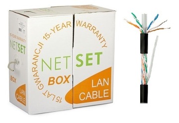 Przewód NETSET U/UTP kategorii 6 SKRĘTKA PE 305m