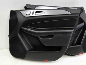 MERCEDES ML GLE W166 166 TAPICERKA DRZWI KOMPLET