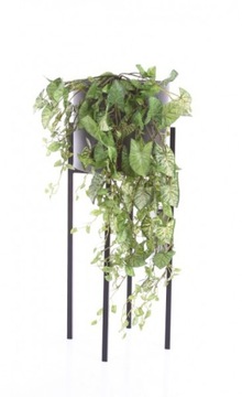 подставка для цветов черная, металлическая подставка Ascot 26x26/55