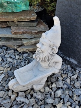 БЕТОННАЯ ФИГУРКА - ГНОК С ТАЧКОЙ, модель I