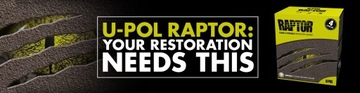 U-POL RAPTOR для покраски 4 флакона + 400мл RAL
