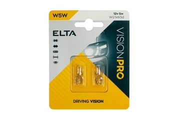 ŻARÓWKA ELTA VISION PRO W5W 12V