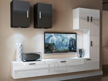 meblościanka MERSIN C23 meble POŁYSK salon RTV