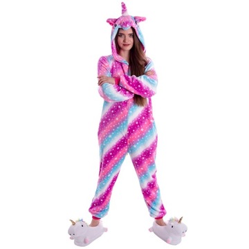UNICORN Galaxy Stars Onesie Pajamas Kigurumi Unicorn Fancy Dress 176