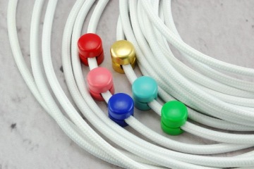 белый плетеный декоративный кабель LOFT паук эдисон RETRO лампа DIY